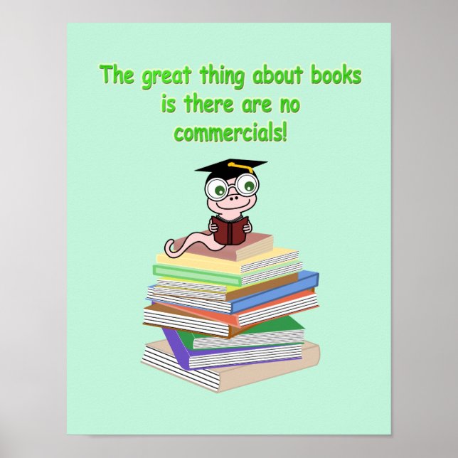 Book Worm Poster (Front)