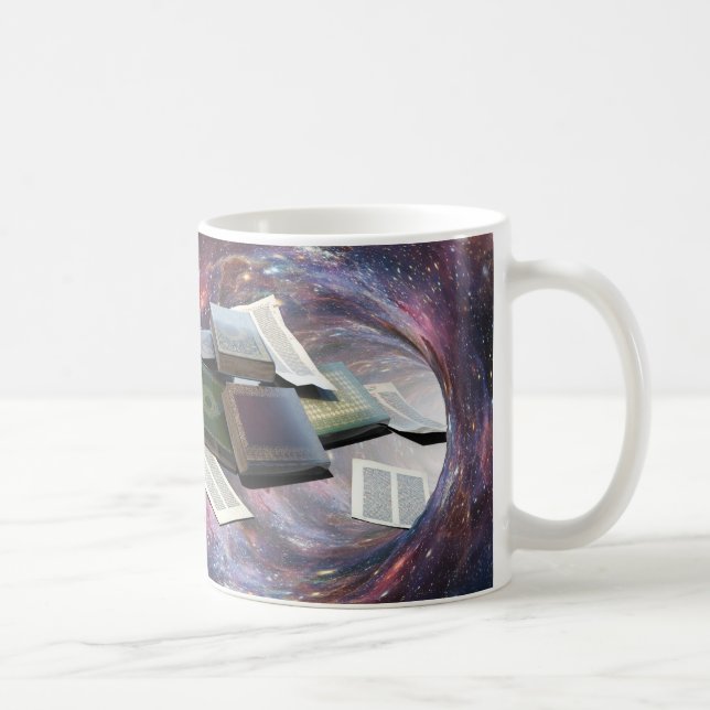 Book Wormhole Coffee Mug (Right)