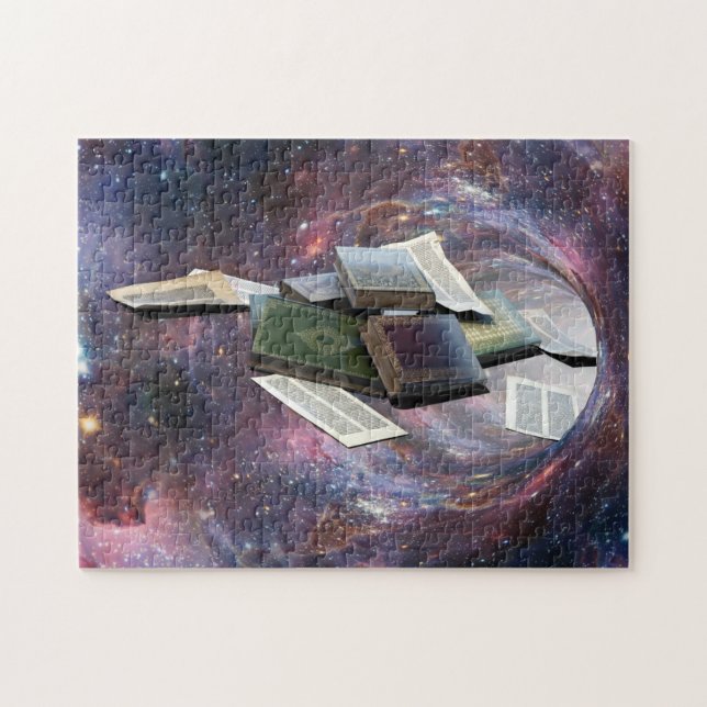 Book Wormhole Jigsaw Puzzle (Horizontal)