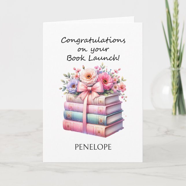 Book Writer  Card (Front)