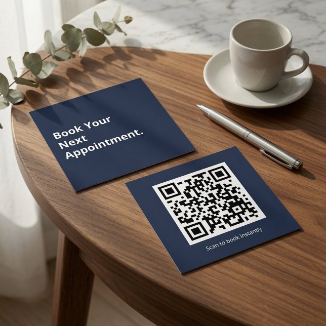 Book Your Next Appointment QR Code Card  Custom  (Creator Uploaded)