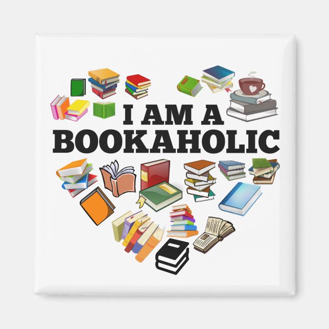 Bookaholic Magnet (Front)