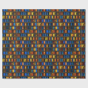Bookcase Wrapping Paper