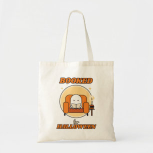 Booked for Halloween: Reading Ghost Tote Bag