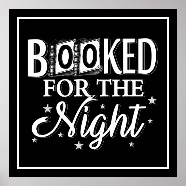 Booked For The Night Poster (Front)