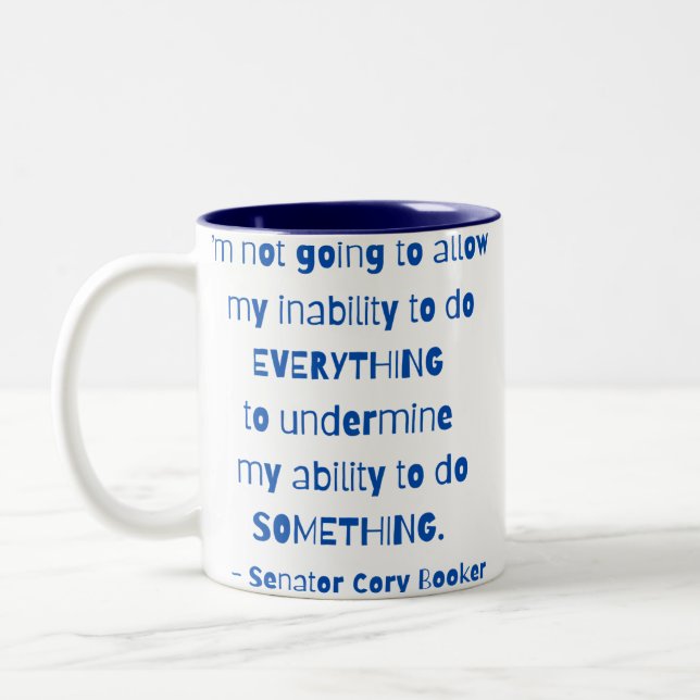 Booker- Do Something Mug (Left)