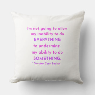 Booker- Do Something Pillow