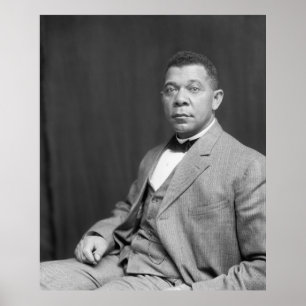 Booker T Washington Ex Slave Free Man Educator Poster