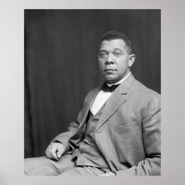 Booker T Washington Ex Slave Free Man Educator Poster (Front)