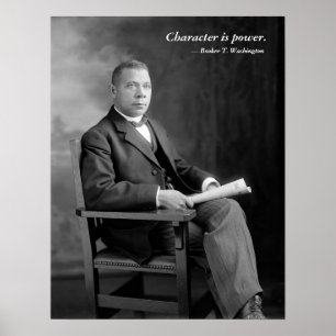 Booker T. Washington Quotation Poster