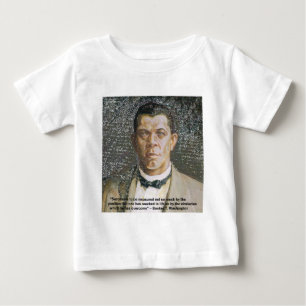 Booker T Washington & Success Quote Baby T-Shirt
