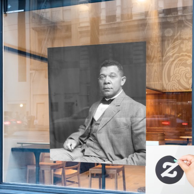 Booker Taliaferro Washington: Black Educator (Cafe Window)