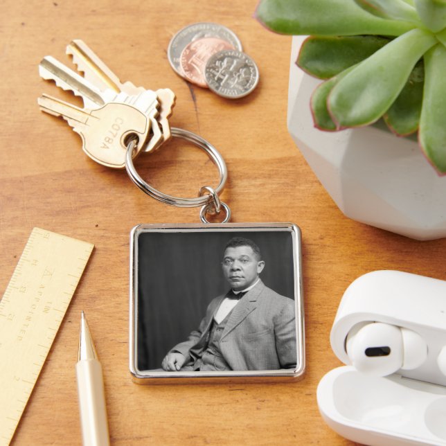 Booker Taliaferro Washington: Black Educator Key Ring (Desk)