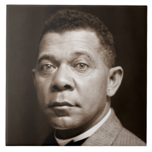 Booker Washington: African American Educator Ceramic Tile