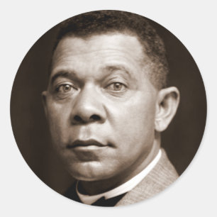 Booker Washington: African American Educator Classic Round Sticker