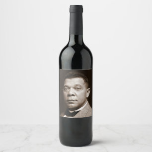 Booker Washington: African American Educator Wine Label