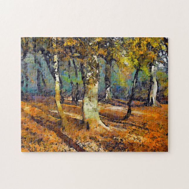 Booker Woods and light spills around the trees Jigsaw Puzzle (Horizontal)