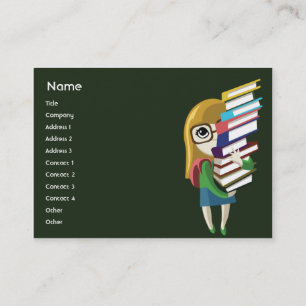 Bookgirl - Chubby Business Card