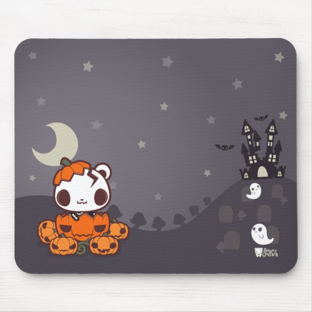 Bookie's Halloween Mouse Pad (Front)