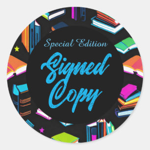 Booking It Colourful Classic Round Sticker