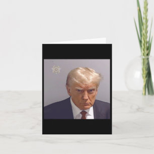 Booking Photo Of Donald Trump Card