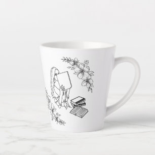 "Bookisg Girl" Latte Mug