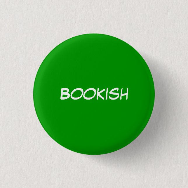 Bookish 3 Cm Round Badge (Front)