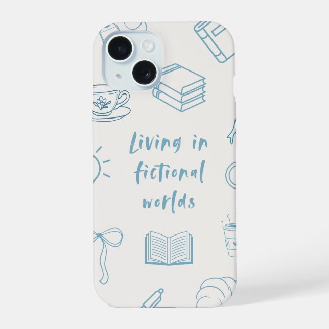 Bookish Aesthetic Phone Case (Back)