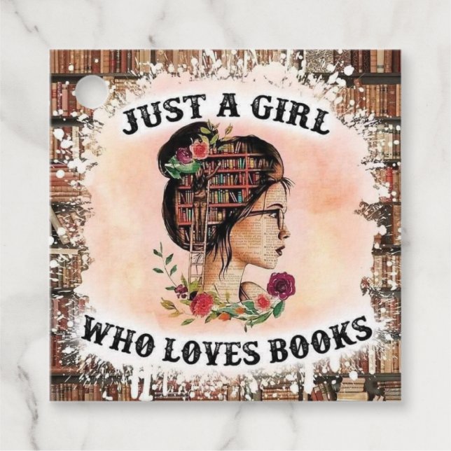 Bookish Bliss Favour Tags (Front)