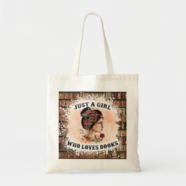 Bookish Bliss Tote Bag (Front)