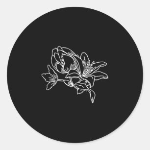 Bookish Bookworm Store (2 Sided) You Do Not Yield Classic Round Sticker