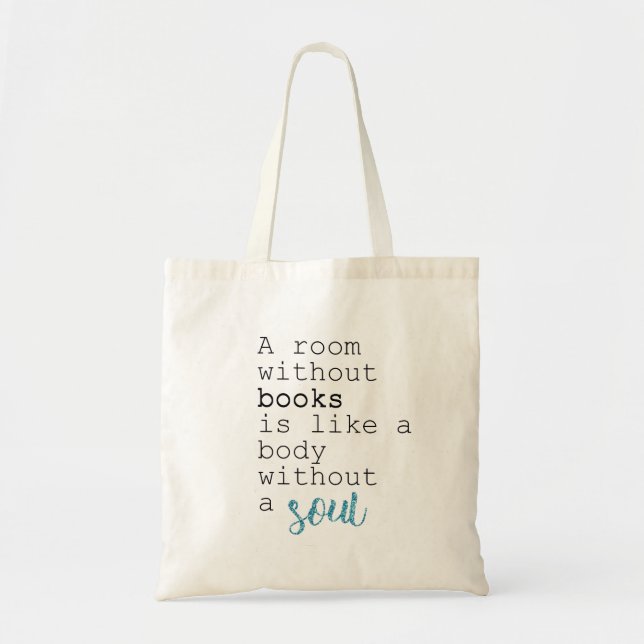 Bookish - Canvas tote bag (Front)