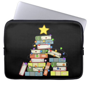 Bookish Christmas Tree I Laptop Sleeve