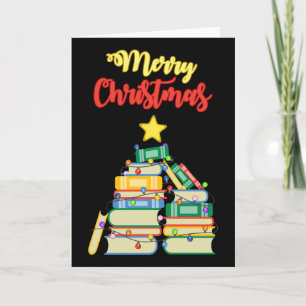 Bookish Christmas Tree II Card