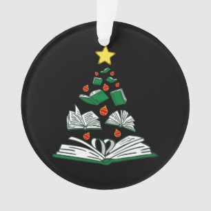 Bookish Christmas Tree III Ornament