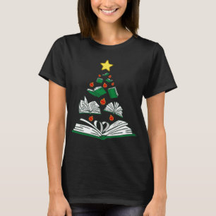Bookish Christmas Tree III T-Shirt