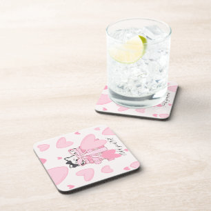 Bookish Drink Coaster 