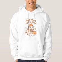 Bookish Ghost Iced Coffee Halloween Book Lover Shi