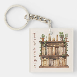 Bookish Gift for Readers Book Lovers & Bibliophile Key Ring