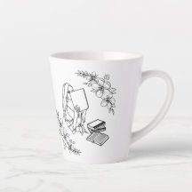 "Bookish Girl" Latte Mug