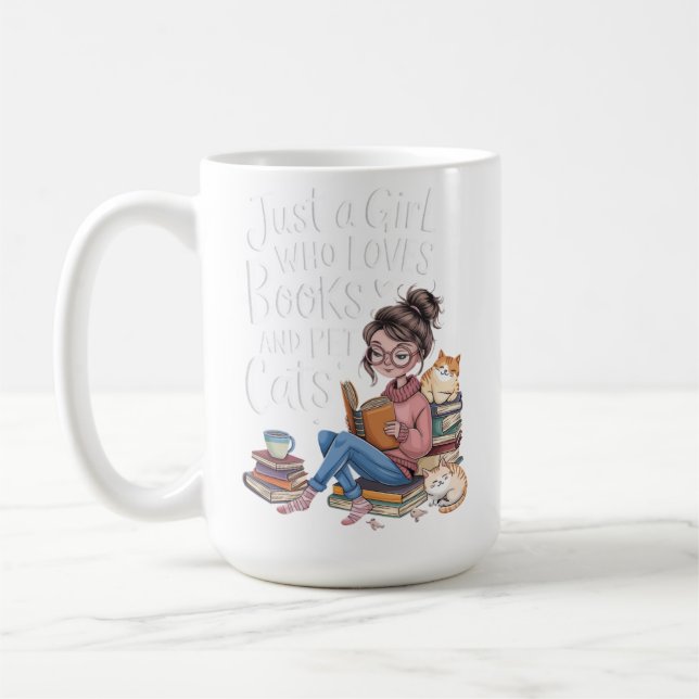 Bookish Girl Mug (Left)