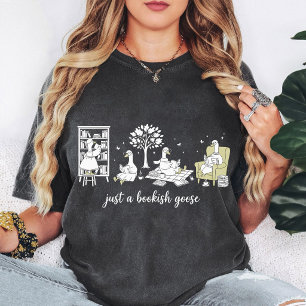 Bookish Goose Reading Fan Art T-Shirt