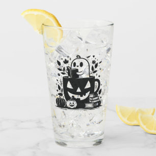 Bookish Halloween Glass