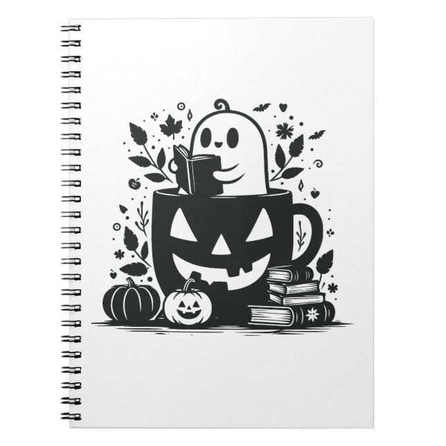 Bookish Halloween Notebook (Front)