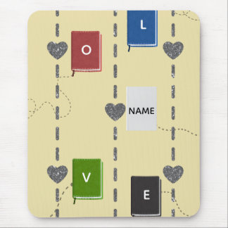 Bookish Love Mousepad
