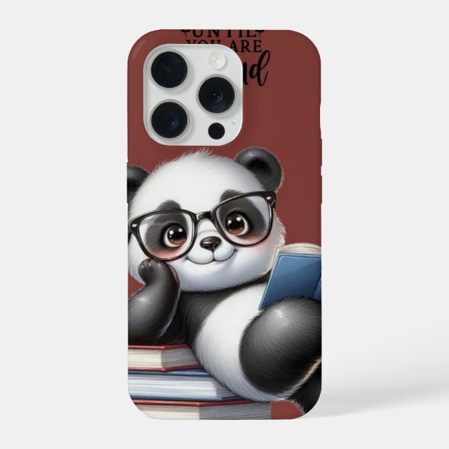 Bookish Panda iPhone Case (Back)