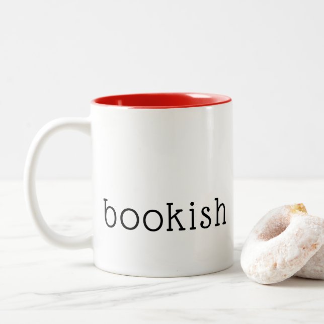bookish | Two-Tone coffee mug (With Donut)