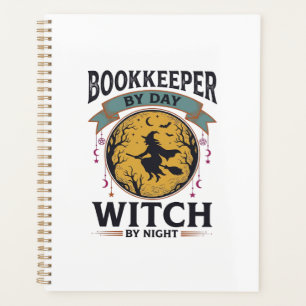Bookkeeper by Day Witch by Night Vintage Shirt Des Planner