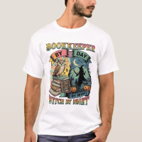Bookkeeper Day Witch Night Halloween Owl Books Pum