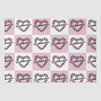 Bookkeeper Leopard Heart Frame Tissue Paper